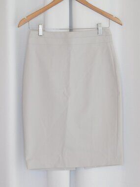 Judith and Charles Taupe Tailored Pencil Skirt Sz 2